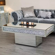 Load image into Gallery viewer, Classic crushed mirrored coffe table