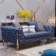 Load image into Gallery viewer, Luxury Italian Designer Button Upholstered Sofa