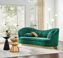 Load image into Gallery viewer, Vintage luxurious velvet sofa