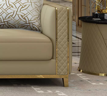 Load image into Gallery viewer, Modern Button Upholstered Velvet Leather Designer Sofa