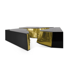Load image into Gallery viewer, Modern table design stainless metal furniture