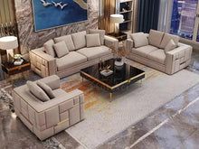 Load image into Gallery viewer, High End Luxury Leather Contemporary Designer Sofa