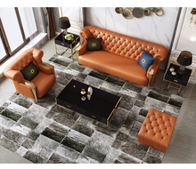 Load image into Gallery viewer, Glamour chesterfield 3 set sofa