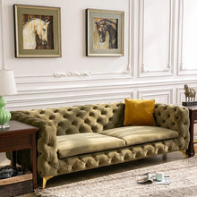 Load image into Gallery viewer, Luxury Italian Designer Button Upholstered Sofa