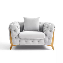 Load image into Gallery viewer, Luxury Italian Designer Button Upholstered Sofa