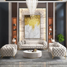 Load image into Gallery viewer, Luxury Italian Designer Button Upholstered Sofa