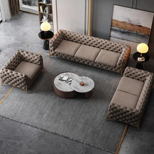 Load image into Gallery viewer, Luxury Italian Designer Button Upholstered Sofa