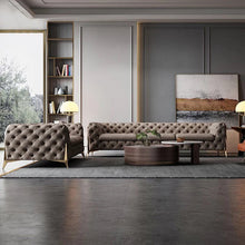 Load image into Gallery viewer, Luxury Italian Designer Button Upholstered Sofa