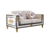 Load image into Gallery viewer, Classic Royal Blue Velvet Upholstered Sofa