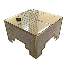 Load image into Gallery viewer, Glamour crystal mirror coffe table