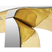 Load image into Gallery viewer, Modern crack effect designer stainless metal console table