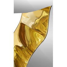 Load image into Gallery viewer, Modern crack effect designer stainless metal console table