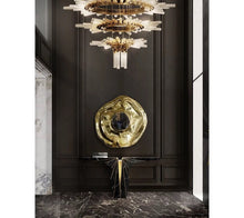 Load image into Gallery viewer, Black Art Deco statement console table