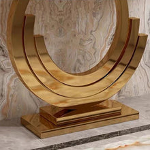 Load image into Gallery viewer, Exclusive Contemporary Vintage Gold Console Table
