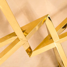 Load image into Gallery viewer, Contemporary Silver Glass Console Table