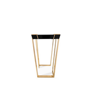 Load image into Gallery viewer, Luxe Black Gold Collection Contemporary Console Table