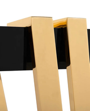 Load image into Gallery viewer, Luxe Black Gold Collection Contemporary Console Table
