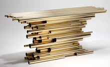 Load image into Gallery viewer, High end Irregular Stainless Steel Console Table