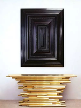 Load image into Gallery viewer, High end Irregular Stainless Steel Console Table