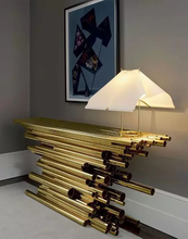 Load image into Gallery viewer, High end Irregular Stainless Steel Console Table