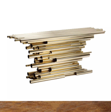 Load image into Gallery viewer, High end Irregular Stainless Steel Console Table