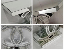 Load image into Gallery viewer, Glamour Designer Mirrored Console Table