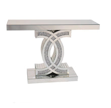 Load image into Gallery viewer, Glamour Designer Mirrored Console Table