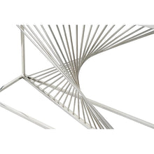 Load image into Gallery viewer, Glamoureax Collection Contemporary Glossy Silver Console Table