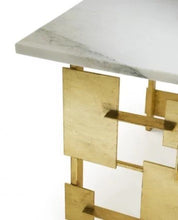 Load image into Gallery viewer, High end Contemporary Brushed Gold Console Table