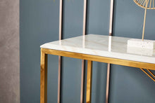 Load image into Gallery viewer, Glamoureax Collection Contemporary Glossy Gold Console Table