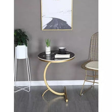 Load image into Gallery viewer, C Shaped High end Marble Top End Table
