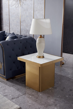 Load image into Gallery viewer, Luxury Brushed Gold End Table