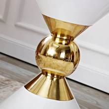 Load image into Gallery viewer, Hourglass Marble Side Table