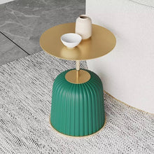 Load image into Gallery viewer, Modern Leather Base End Table