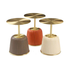 Load image into Gallery viewer, Modern Leather Base End Table