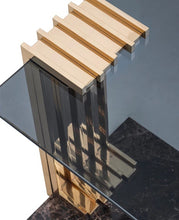 Load image into Gallery viewer, Modern Designer Marble/glass top end table