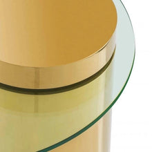 Load image into Gallery viewer, Contemporary Glass Top End Table