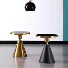 Load image into Gallery viewer, Round marble top Modern Side Table