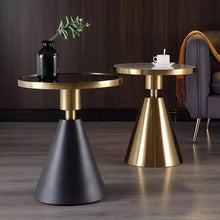 Load image into Gallery viewer, Round marble top Modern Side Table