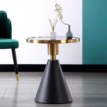 Load image into Gallery viewer, Round marble top Modern Side Table