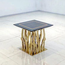 Load image into Gallery viewer, Exclusive Zebra Glass Designer Console Table