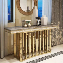 Load image into Gallery viewer, Luxury High end Marble Console Table