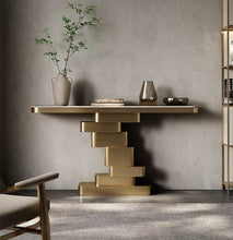 Load image into Gallery viewer, Modern Luxe Home Sintered Stole Console Table