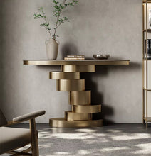 Load image into Gallery viewer, Modern Luxe Home Sintered Stole Console Table