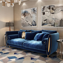 Load image into Gallery viewer, Velvet modern sofa