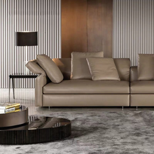 Load image into Gallery viewer, Geometric modern fashion round coffee table