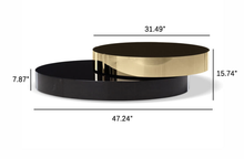 Load image into Gallery viewer, Geometric modern fashion round coffee table