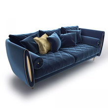 Load image into Gallery viewer, Velvet modern sofa