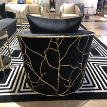 Load image into Gallery viewer, Luxury steel back sofa