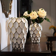 Load image into Gallery viewer, Designer geometric modern vase
